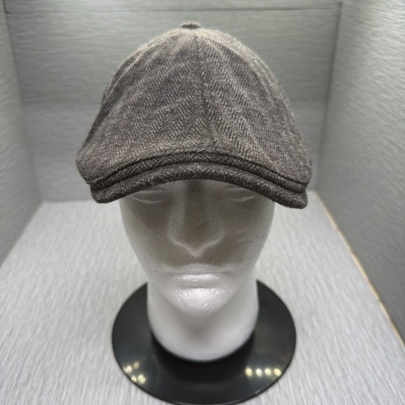 Pierre Cardin Other - Pierre Cardin Paris Newsboy‎ Cap Gray Herringbone Ivy Hat Men's 58